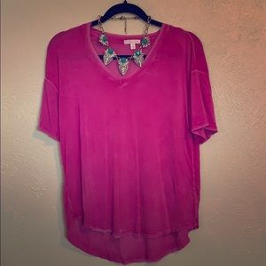 Two distressed T-shirts